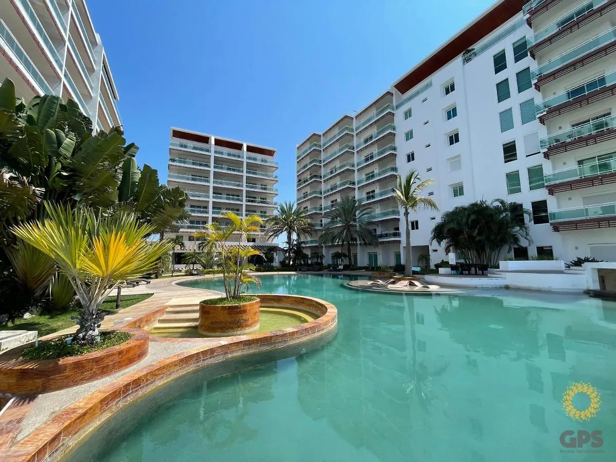 Apartamento 1014 2/4 Departamento pacífika, vista la marina Mazatlán