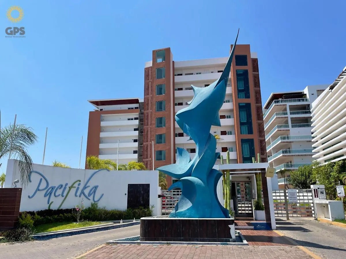 Apartamento 1014 2/4 Departamento pacífika, vista la marina Mazatlán