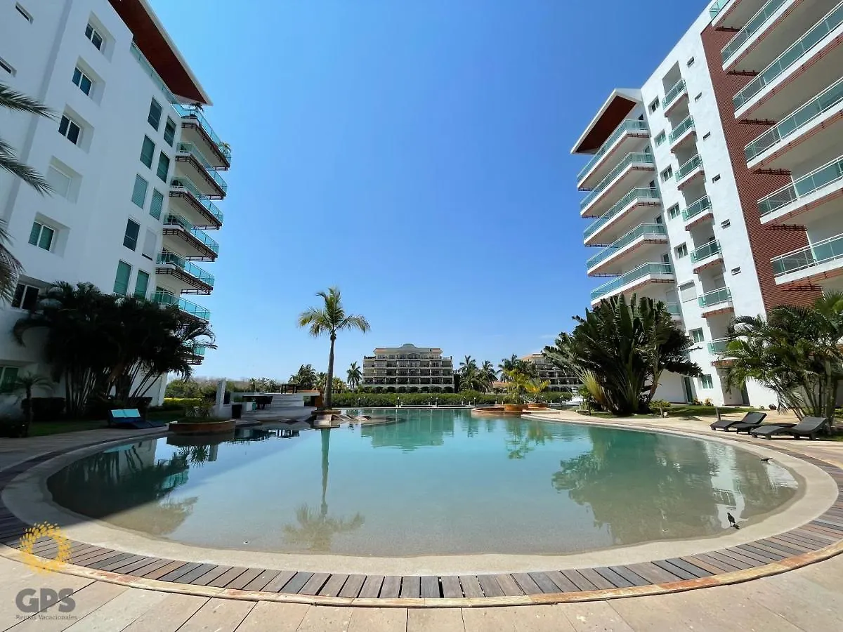 Apartamento 1014 2/4 Departamento pacífika, vista la marina Mazatlán 0*,  México